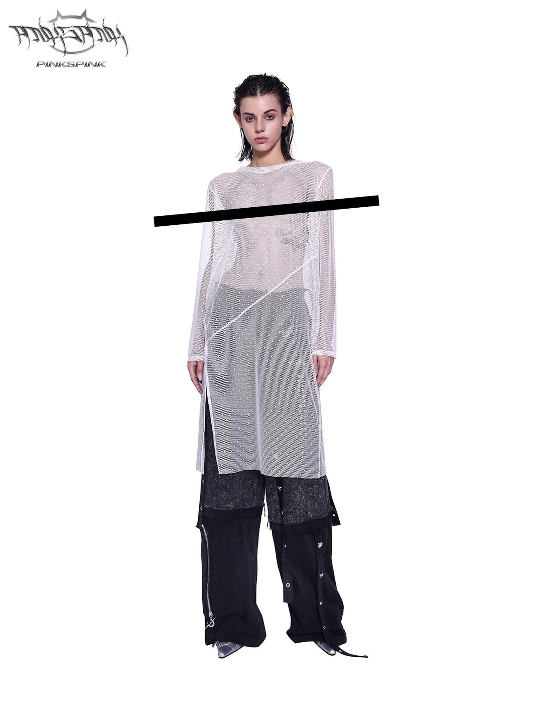 Y2K MESH BOTTOMING TEE