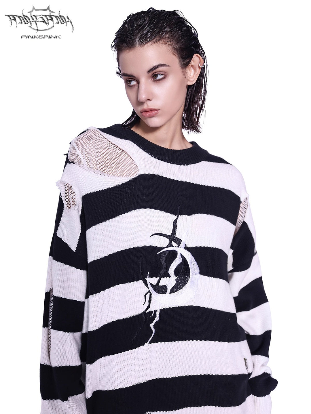 Y2K MESH BOTTOMING TEE