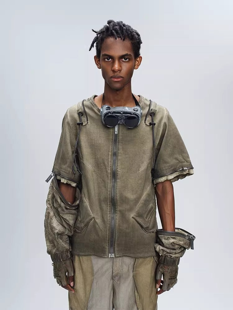 TECHNICIAN DIRT DYE detachable cuffs protective clothing