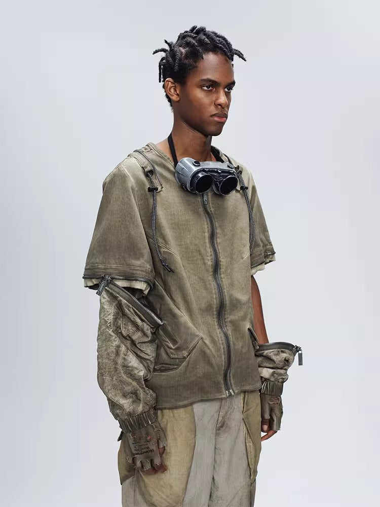 TECHNICIAN DIRT DYE detachable cuffs protective clothing