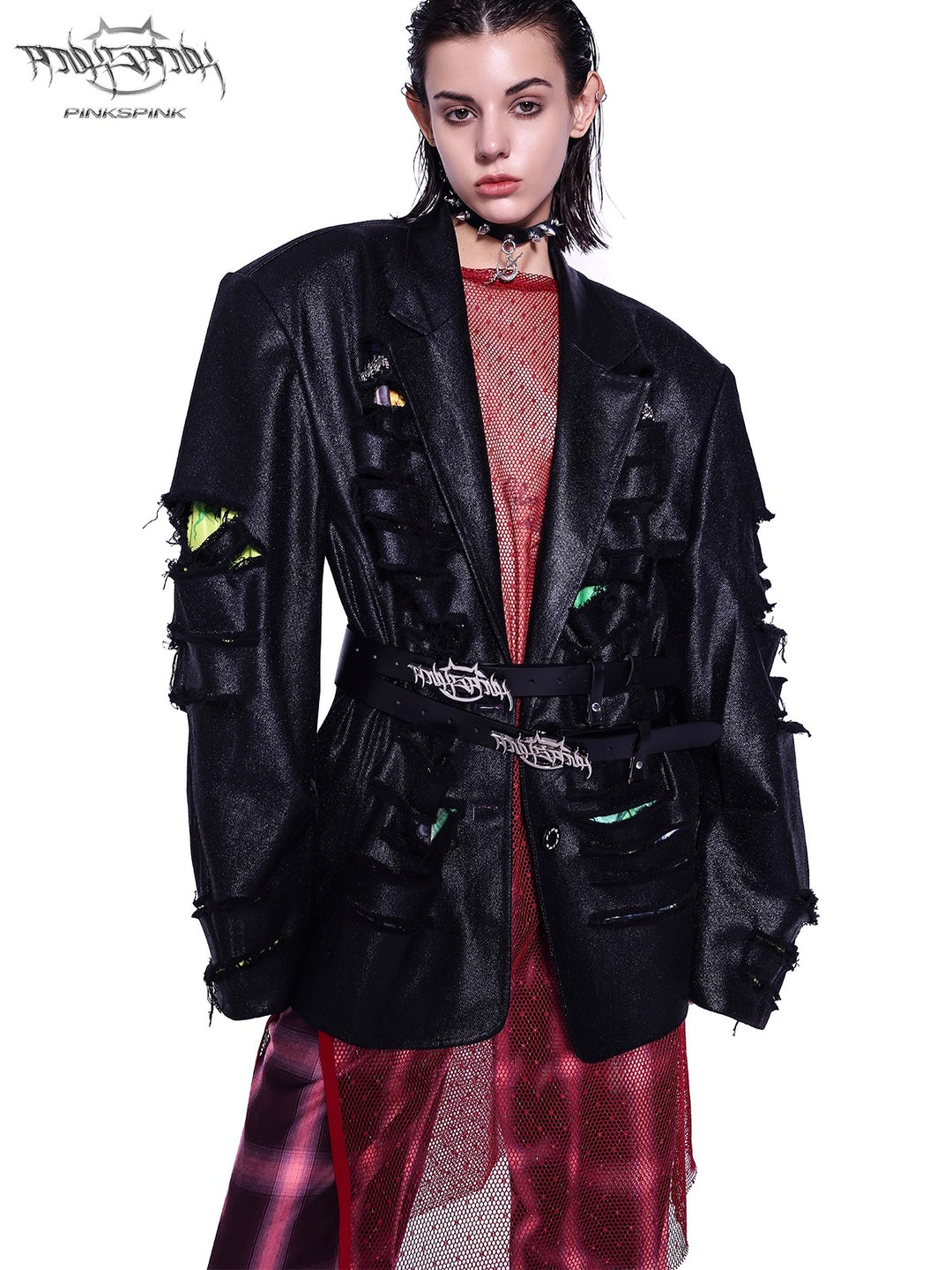 Y2K MESH BOTTOMING TEE