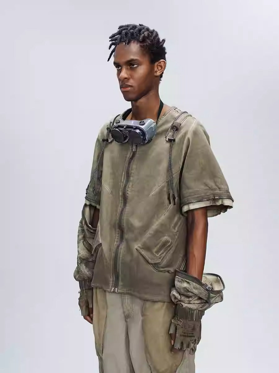 TECHNICIAN DIRT DYE detachable cuffs protective clothing