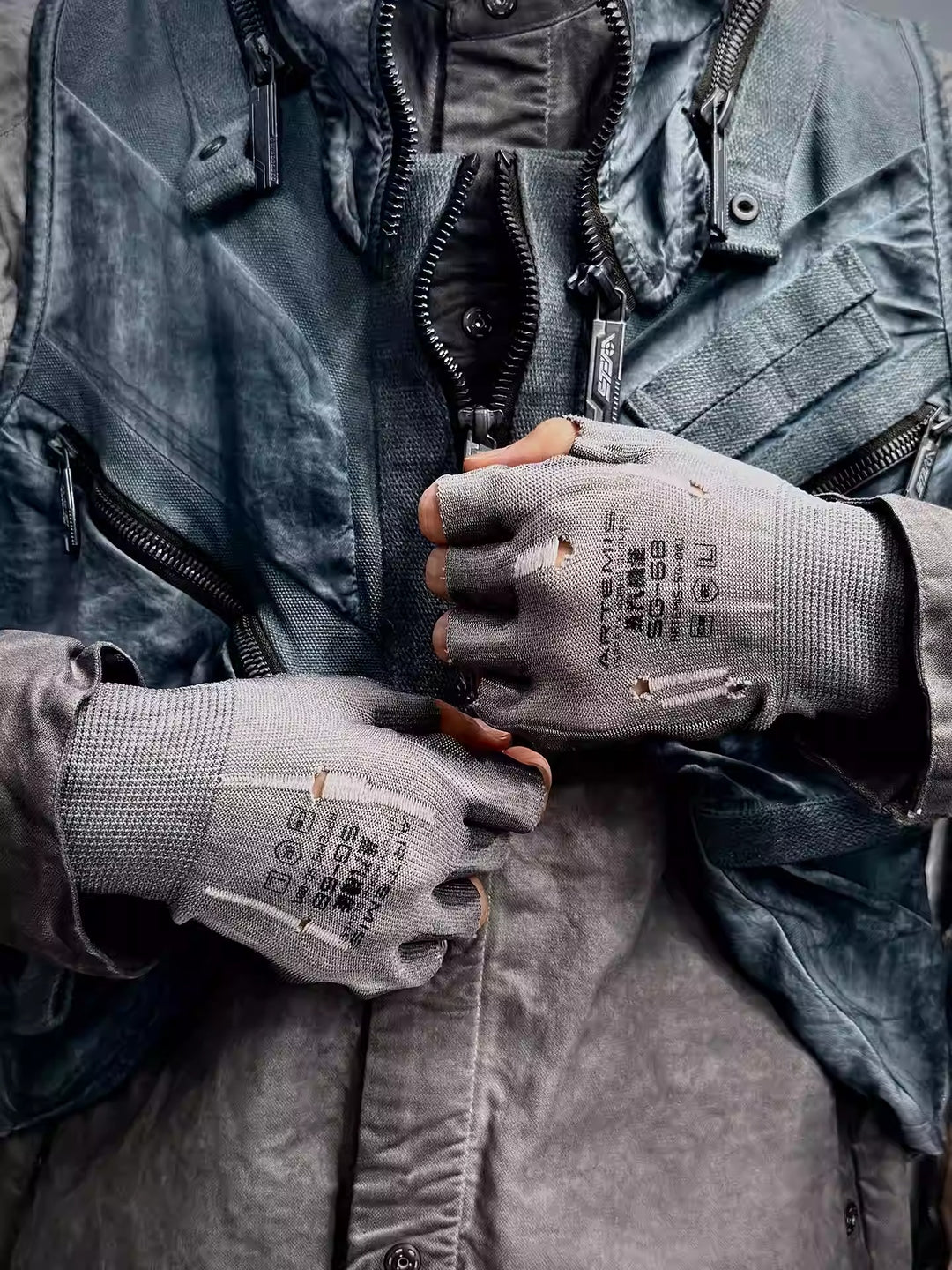 PRECISION CASTING dirty wasteland damage wear-resistant glue coated labor protection gloves