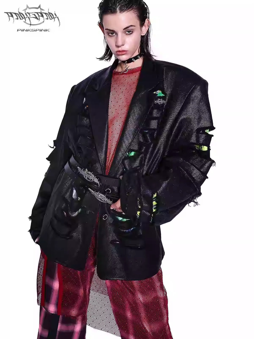 Y2K MESH BOTTOMING TEE