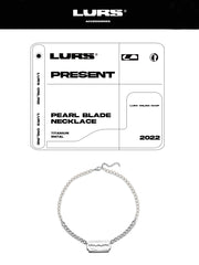 PEARLS BLADE necklace