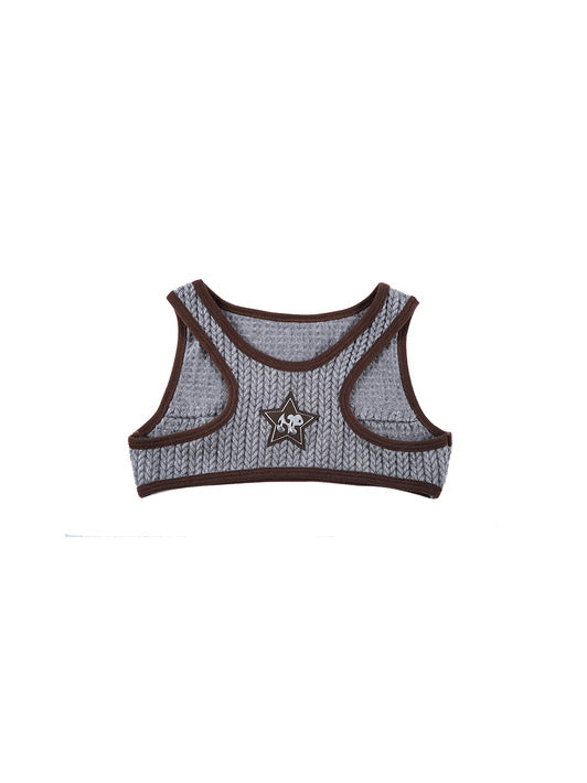 STAR LOGO all-match short vest - Dragon Star
