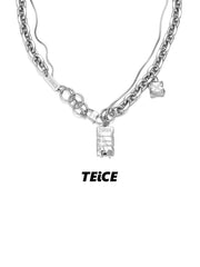 LAVA STAR zircon necklace