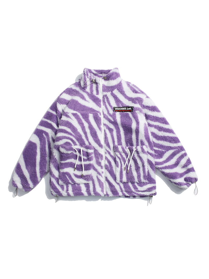 ZEBRA plush jacket