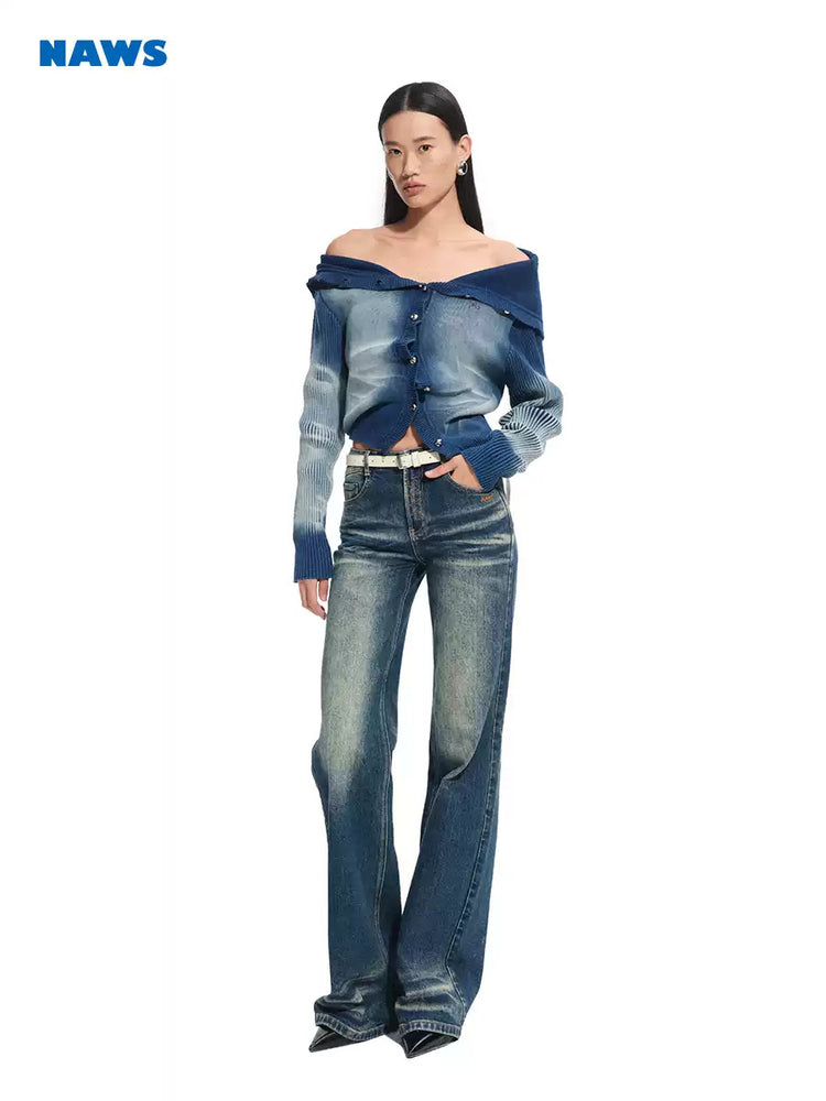 NAWS VOLCANO convertible-button knit cardigan — view 3