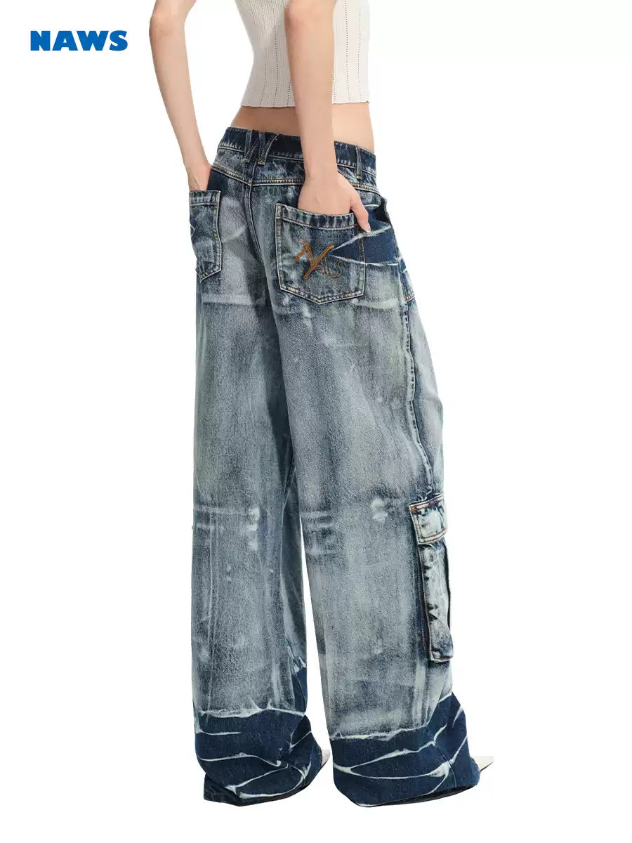 NAWS VOLCANO wide-leg cargo jeans — view 5