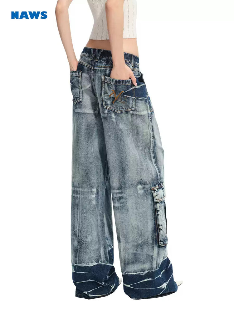 NAWS VOLCANO wide-leg cargo jeans — view 5