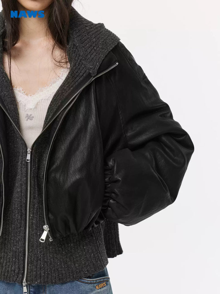 NAWS POLAR NIGHT layered hooded padded jacket — view 5
