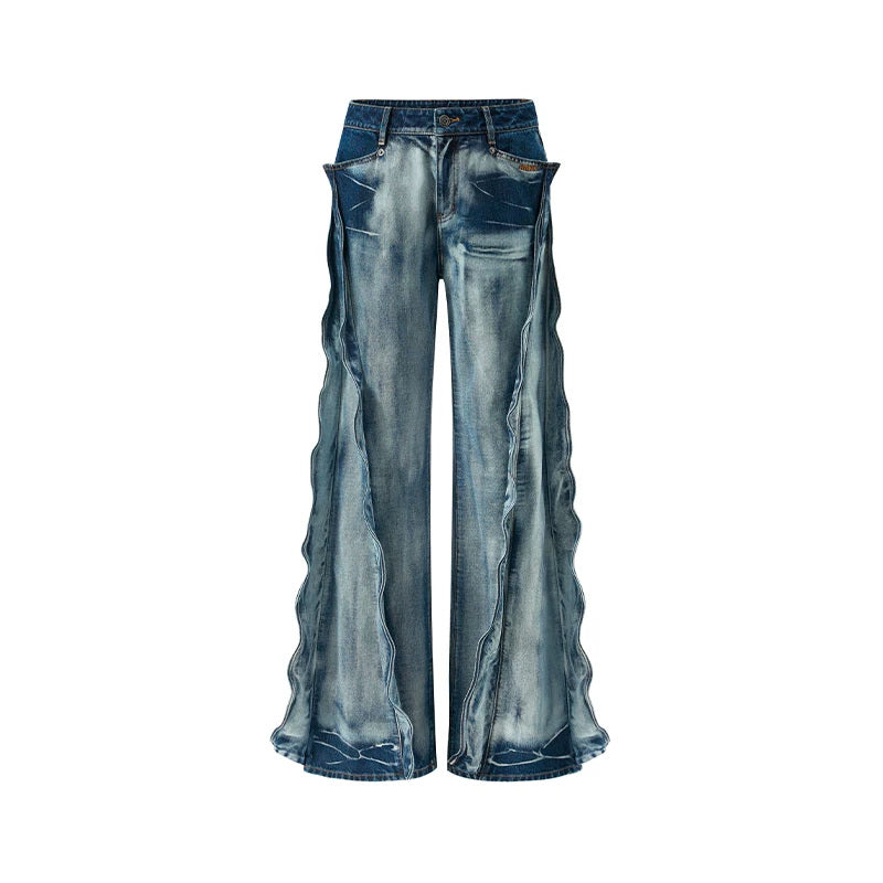 NAWS +5CM VOLCANO straight-leg jeans — view 6