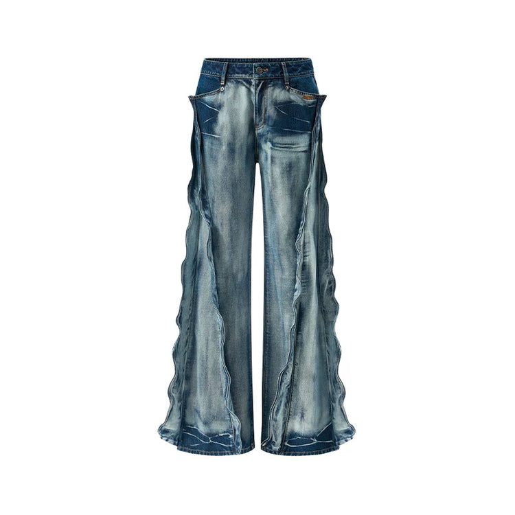 NAWS +5CM VOLCANO straight-leg jeans — view 6