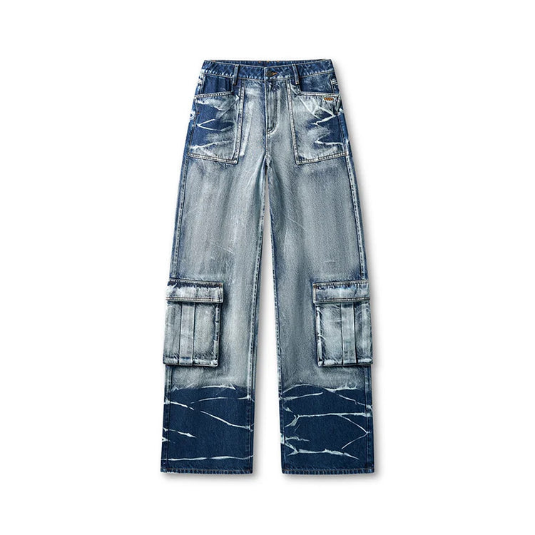 NAWS VOLCANO wide-leg cargo jeans — view 6