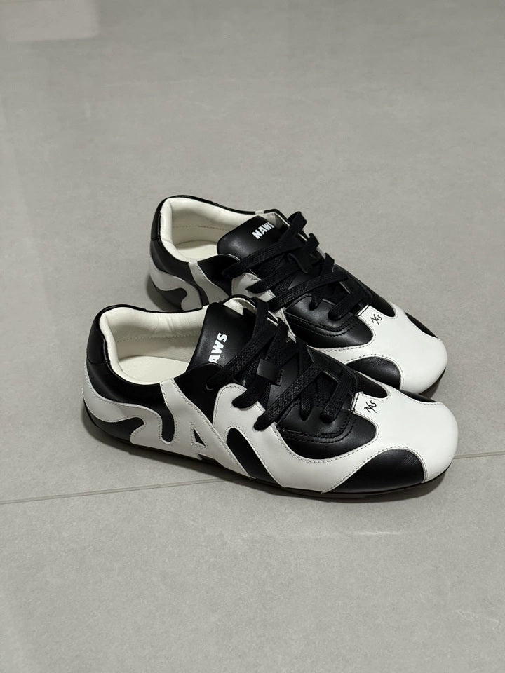 NAWS N TRAINER leather low-top sneakers — view 8