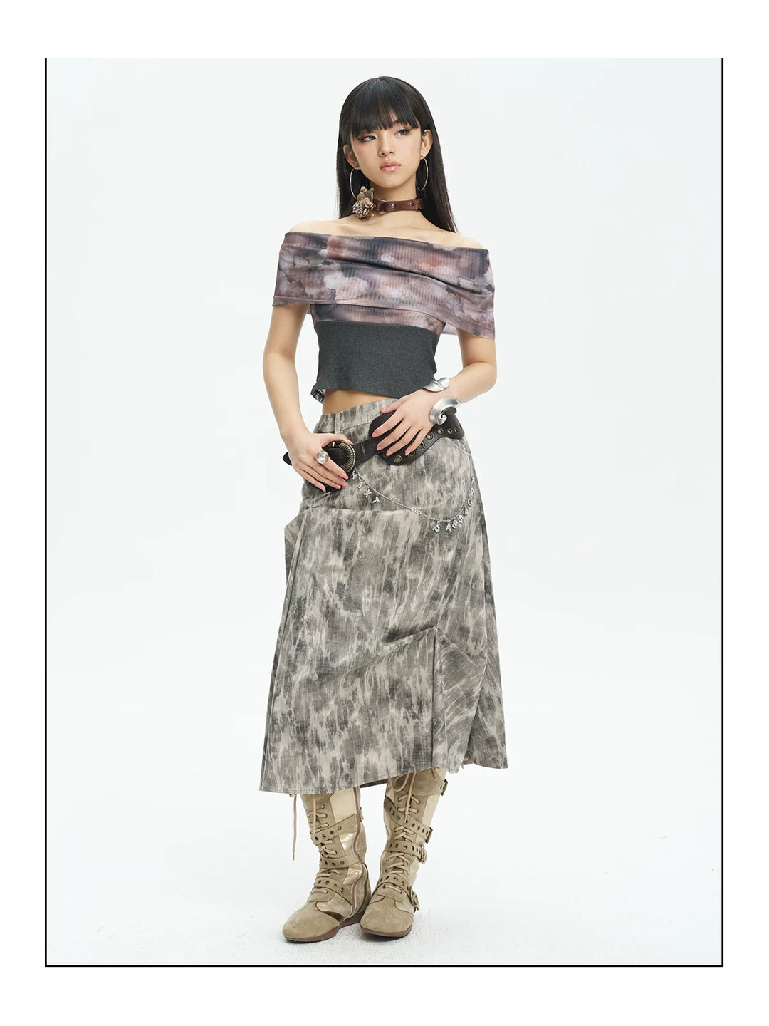 NEXT PASSPORT reversible mesh off-shoulder top, photo 10
