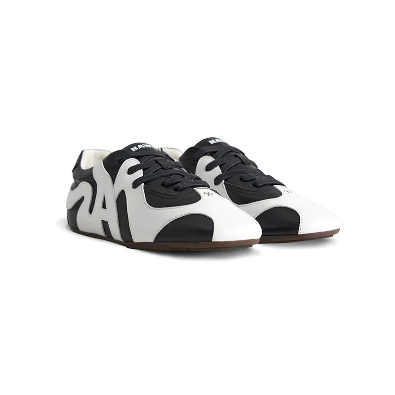 NAWS N TRAINER leather low-top sneakers — view 10