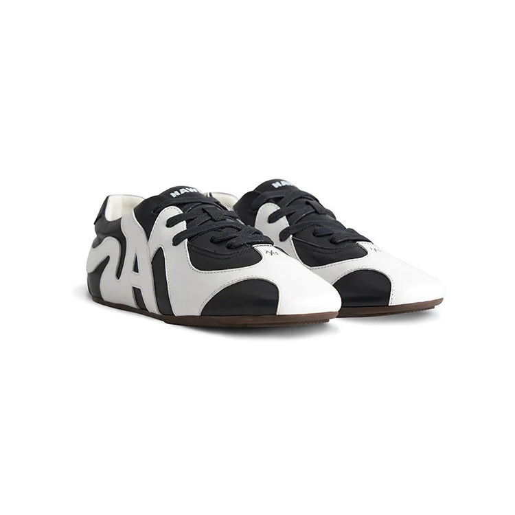 NAWS N TRAINER leather low-top sneakers — view 10