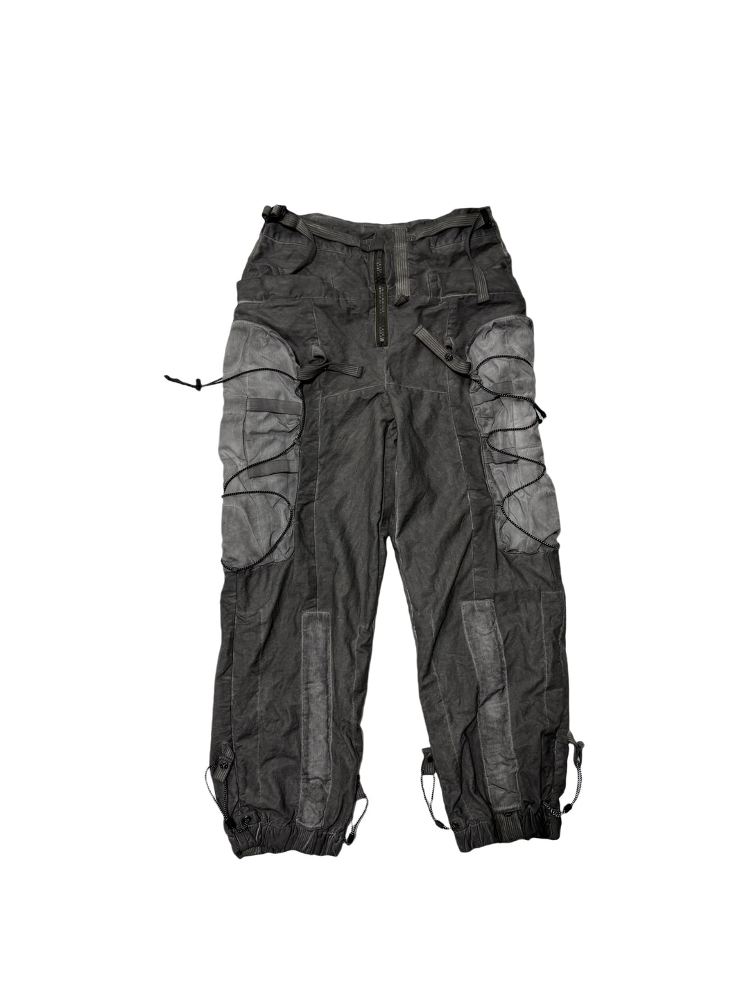 PIONEER cargo pants in Meteorite Gray, isolated front view on white