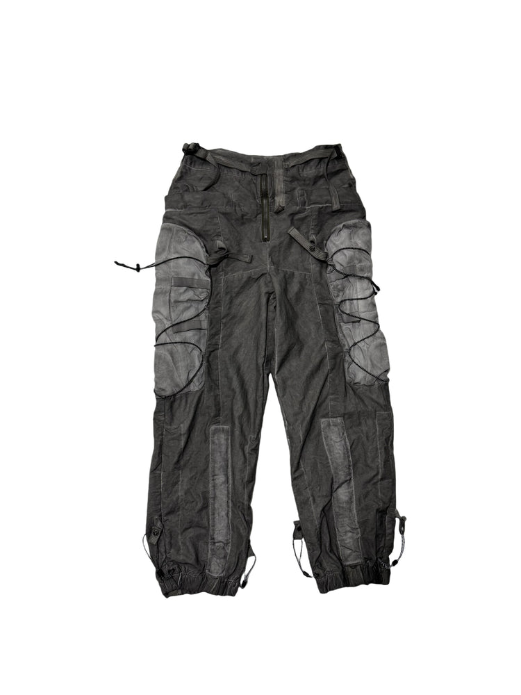 PIONEER cargo pants in Meteorite Gray, isolated front view on white