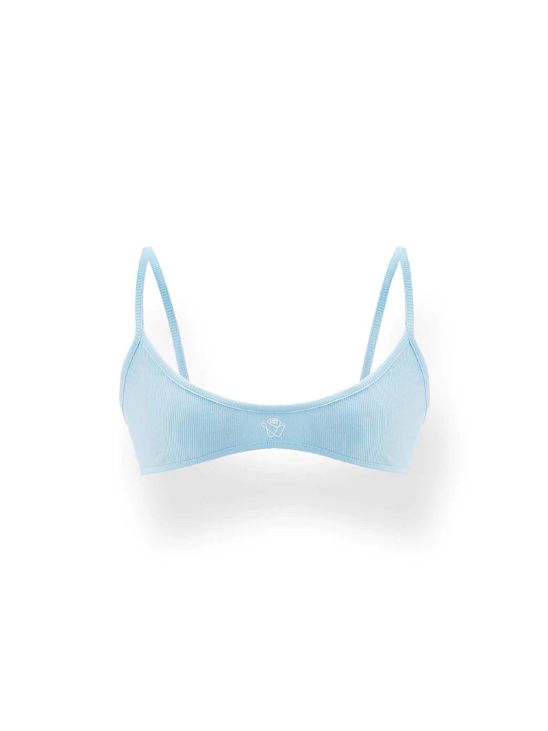NAWS INTERPRETATION butterfly layering camisole — water-blue butterfly layering camisole, front product view