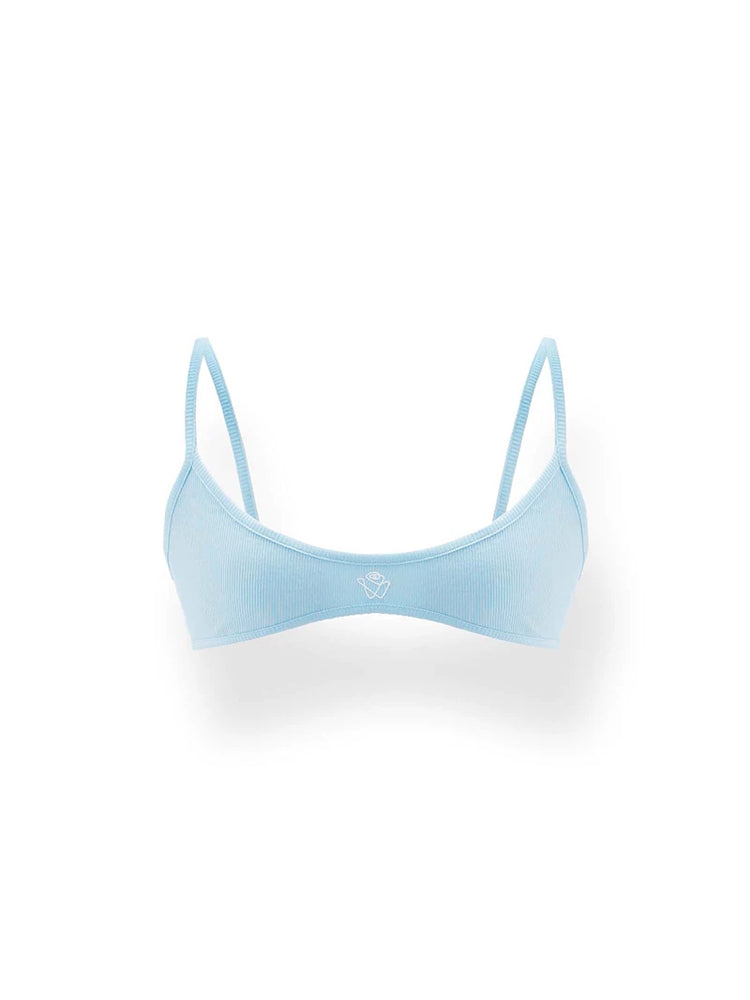 NAWS INTERPRETATION butterfly layering camisole — water-blue butterfly layering camisole, front product view