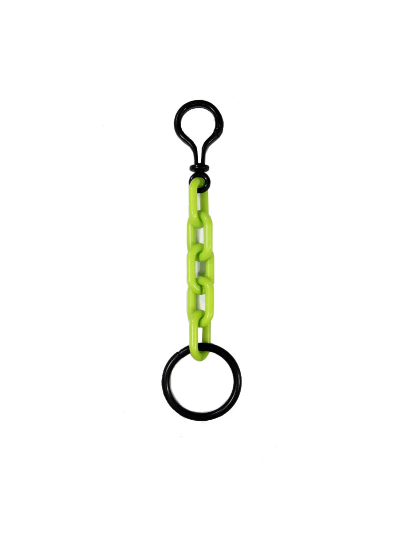 COLLATERAL — keyring green with black metal hardware