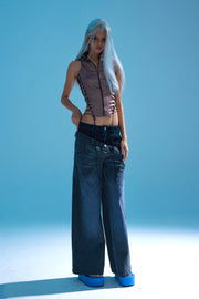 NEW PUNK double waist jeans - Dragon Star