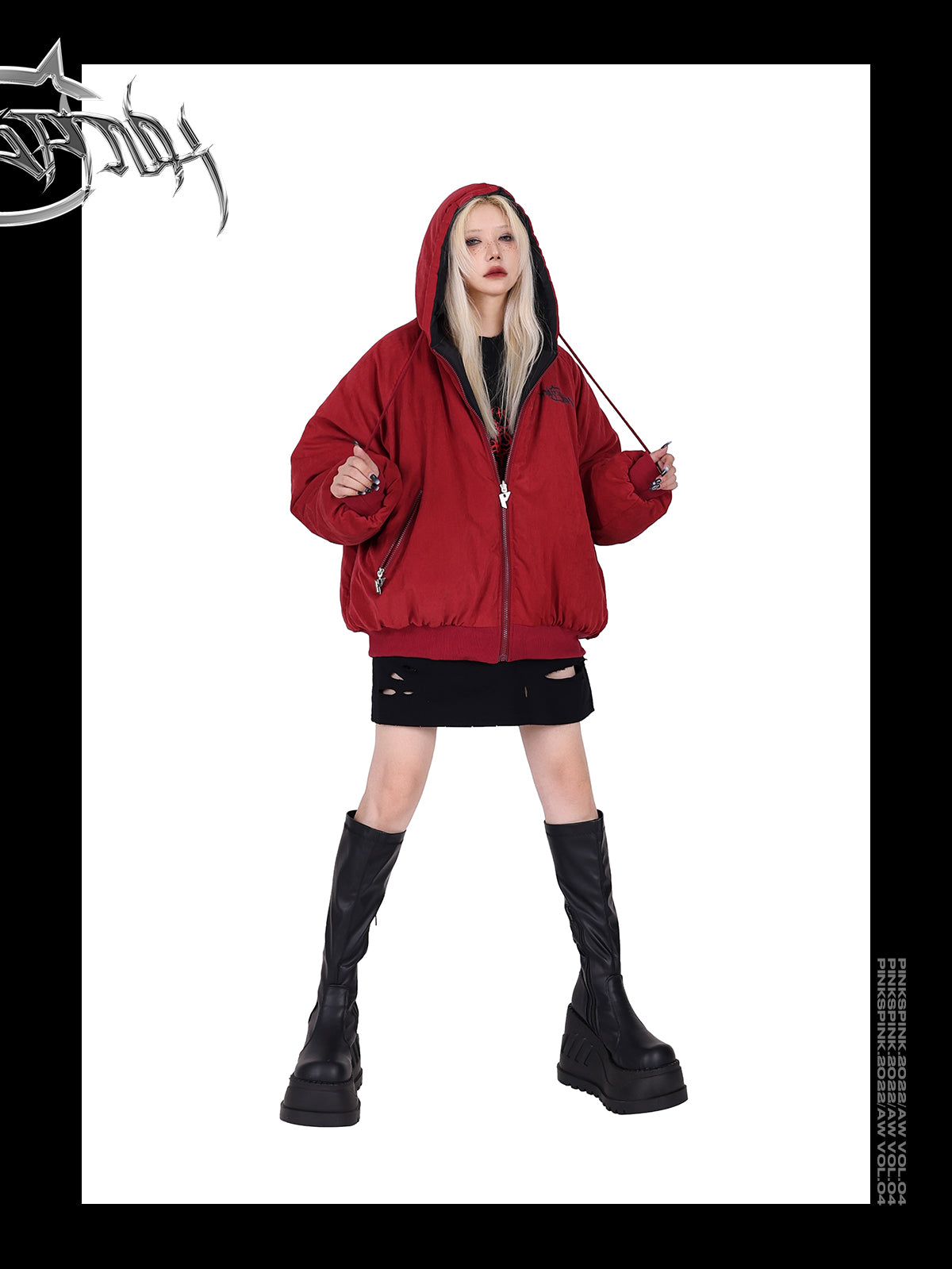 PINKSPINK double-sided hooded jacket - Dragon Star