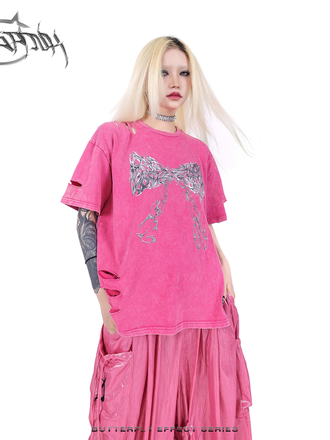 HARD BARBIE heavy-washed tee - Dragon Star