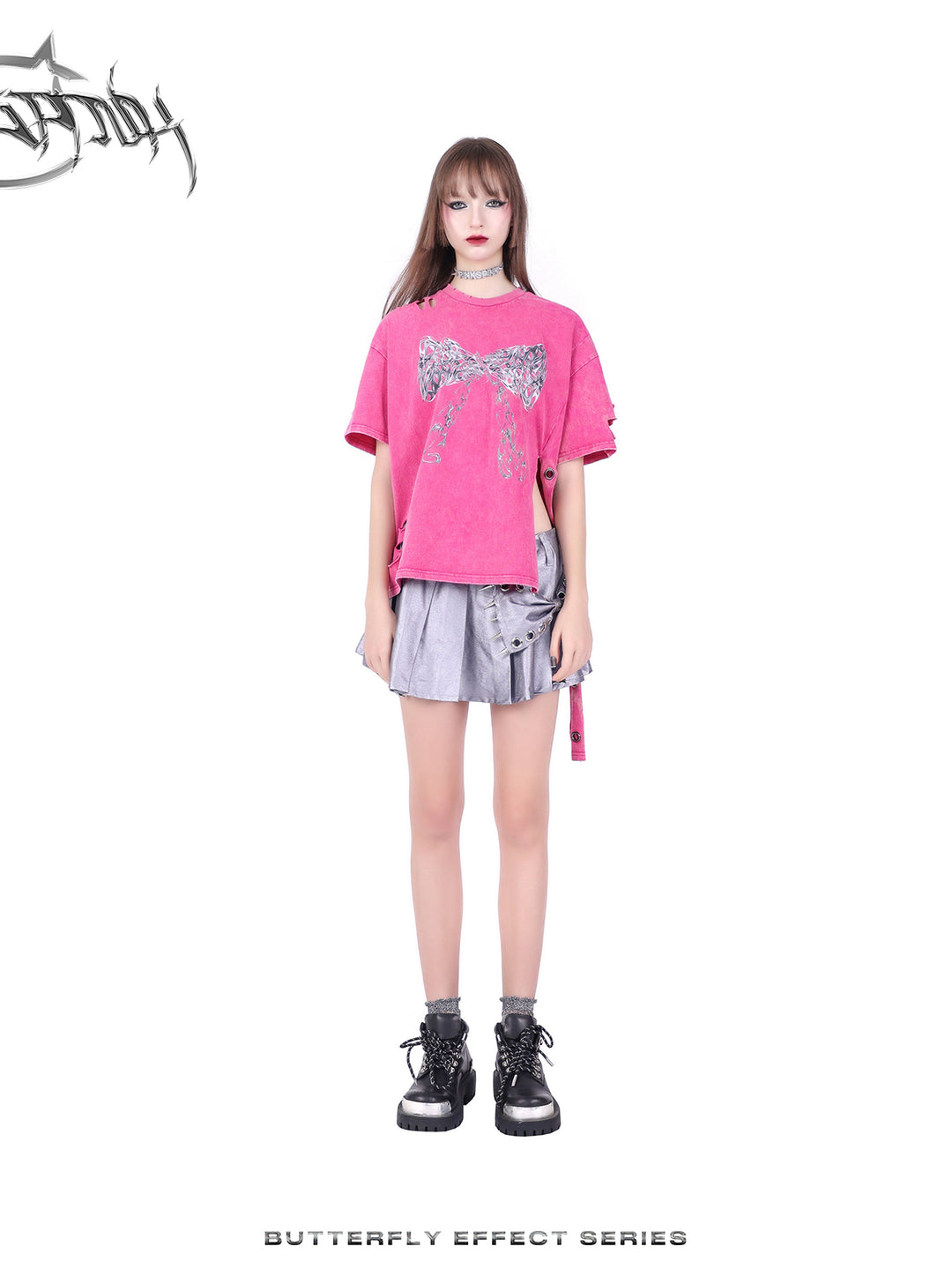 HARD BARBIE heavy-washed tee - Dragon Star