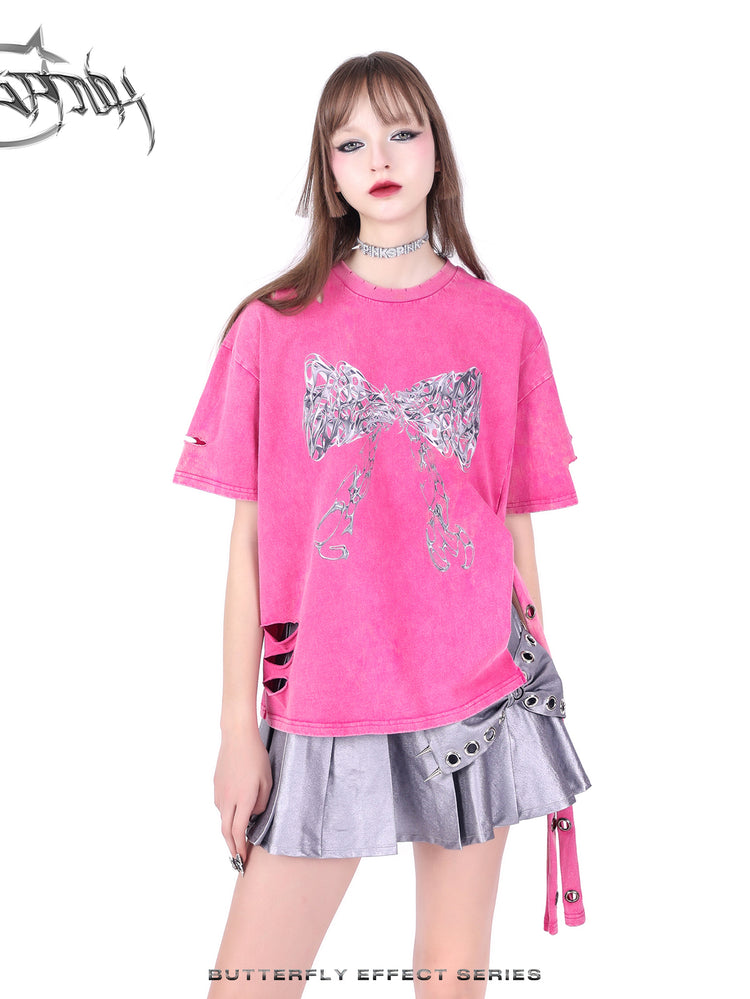 HARD BARBIE heavy-washed tee - Dragon Star