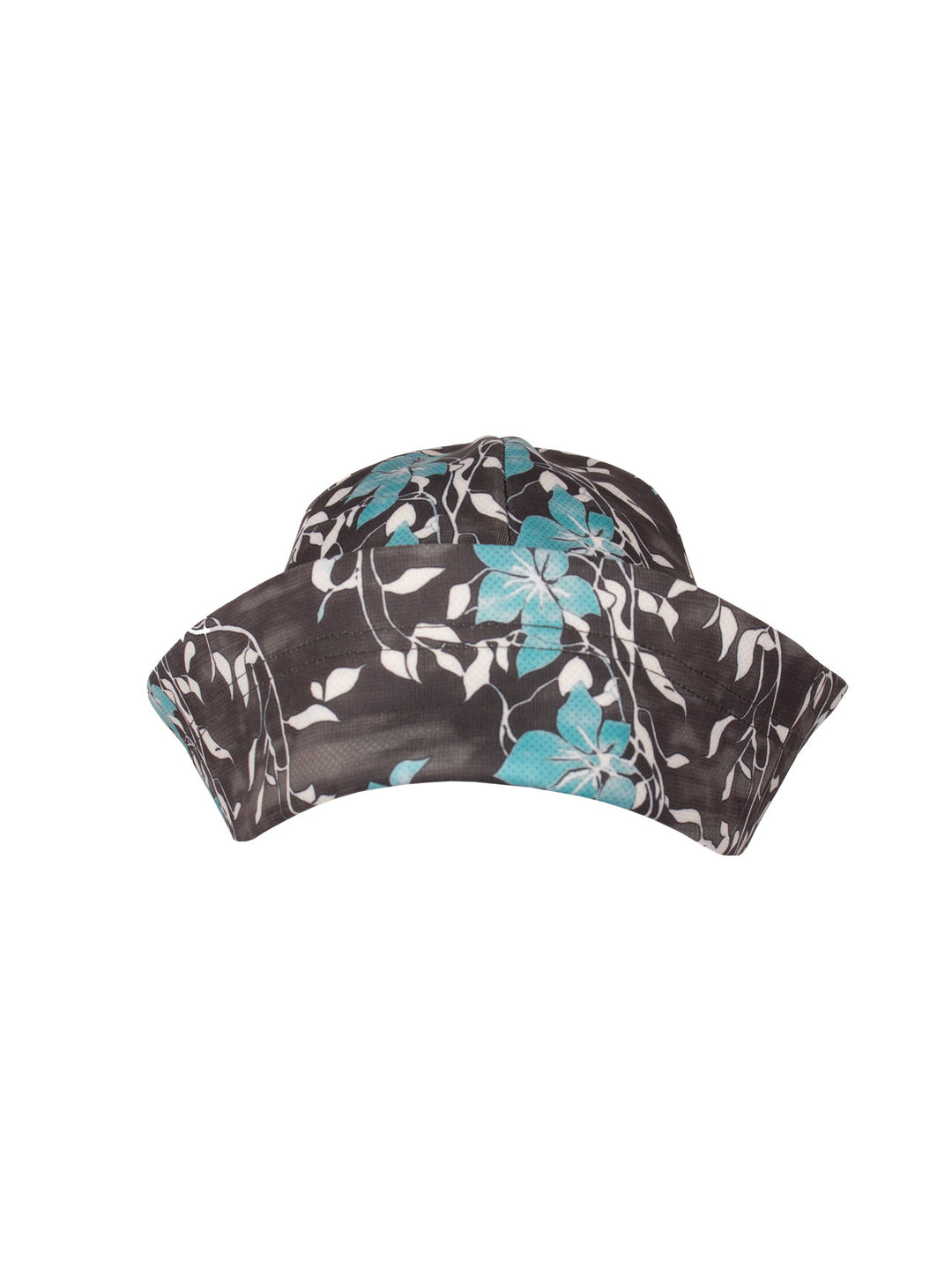 4RE1GN MYSTIC printed brimless hat — blue floral print — front garment-only view