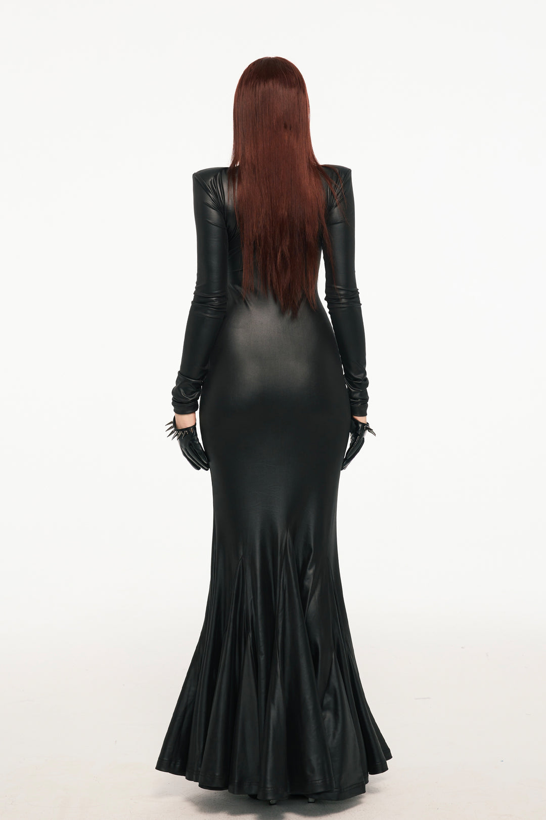 ONYX shoulder-padded dress - Dragon Star