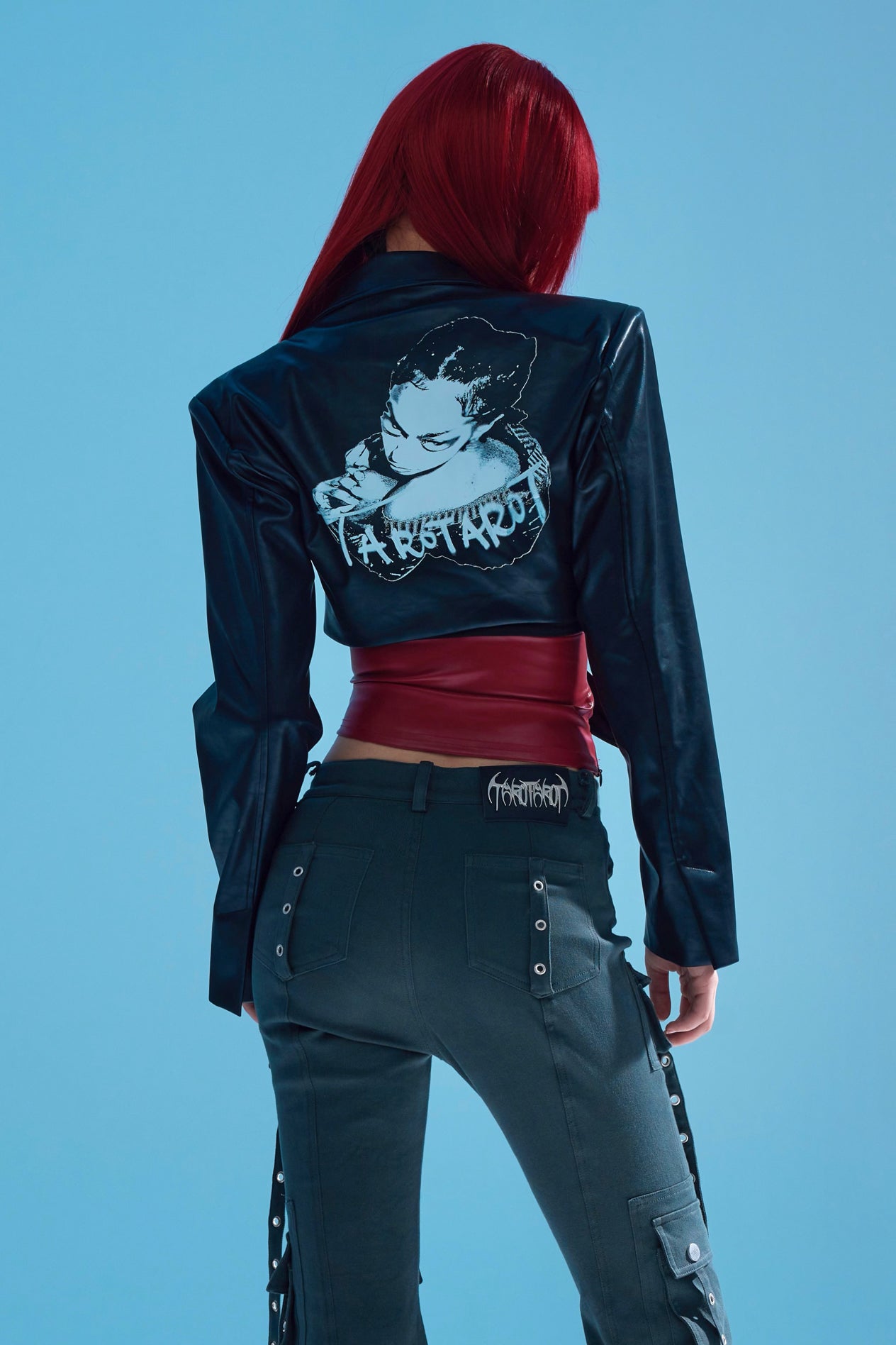 I_am（アイアム）の「corset belt no collar coat（ノーカラー