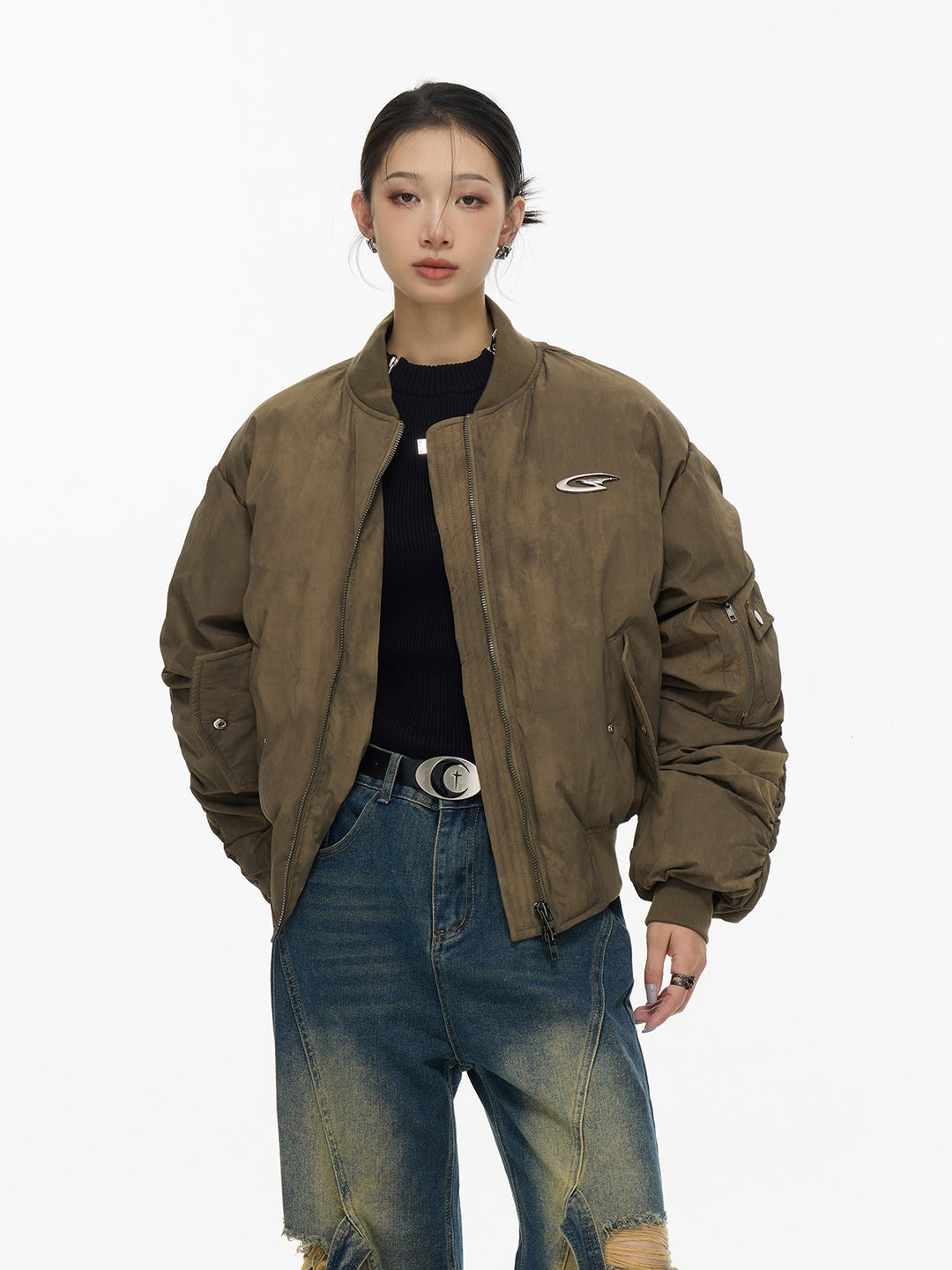 DESERTED thickened flight jacket - Dragon Star