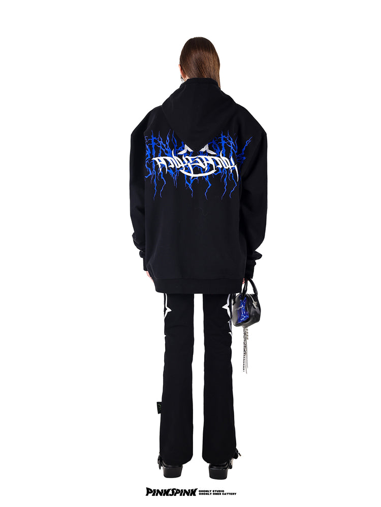 ELECTRIC MOON hooded sweatshirt - Dragon Star