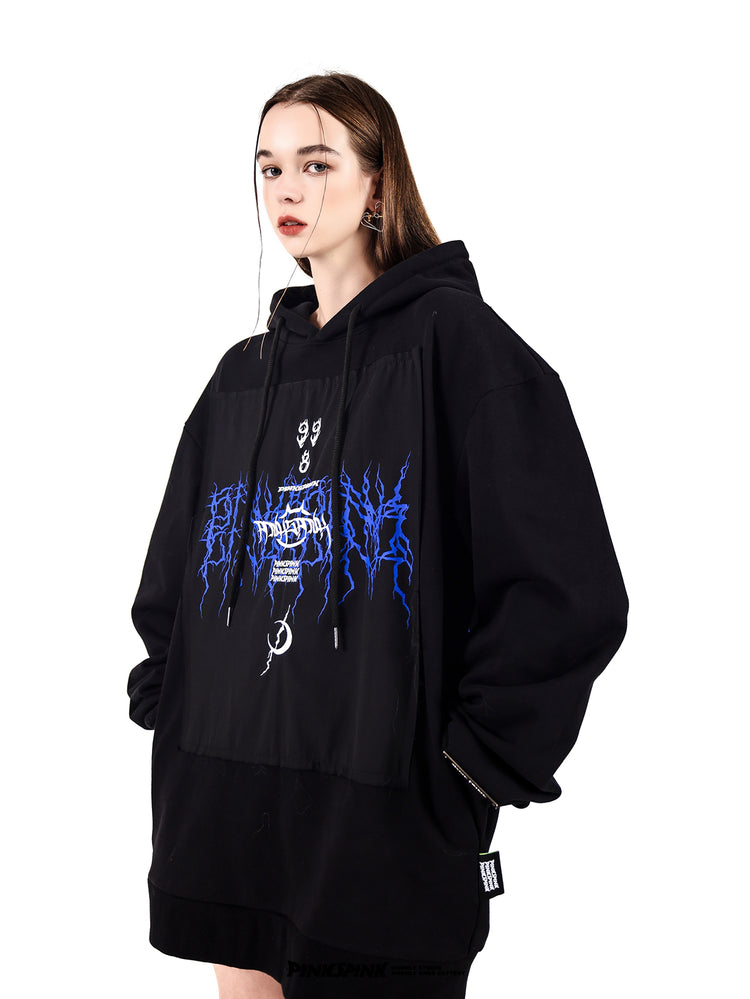 ELECTRIC MOON hooded sweatshirt - Dragon Star