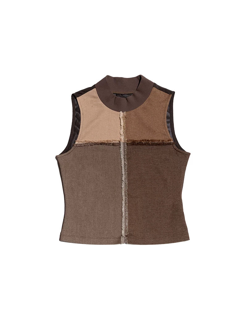 Field green NEXT PASSPORT mesh-panel vest, solo product view