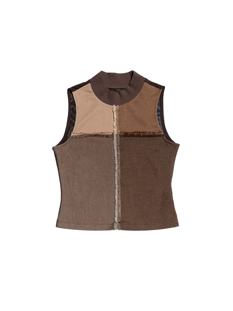 Field green NEXT PASSPORT mesh-panel vest, solo product view