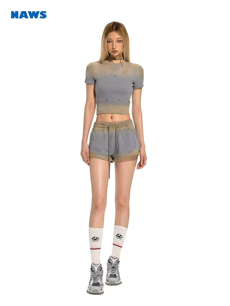 NAWS ROYAL BLUE MUD-DYE DISASSEMBLY TEE