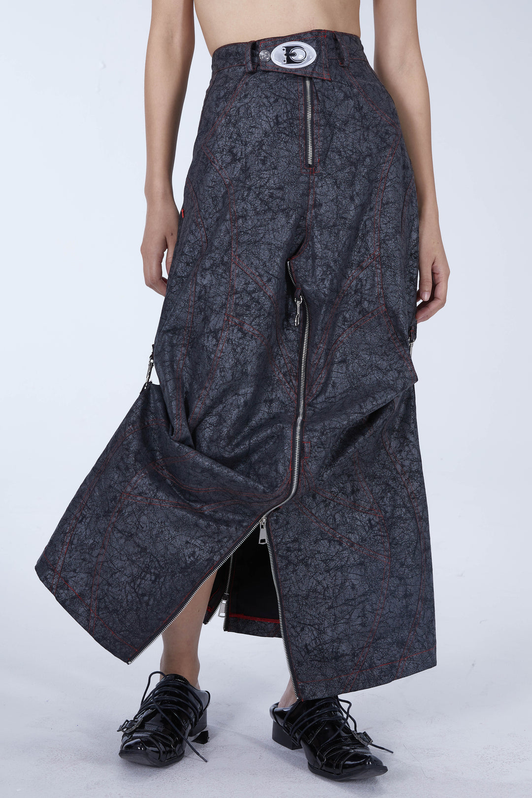 EMBRYO STRUCTURE convertible bustier & wide-leg pants — additional product detail view