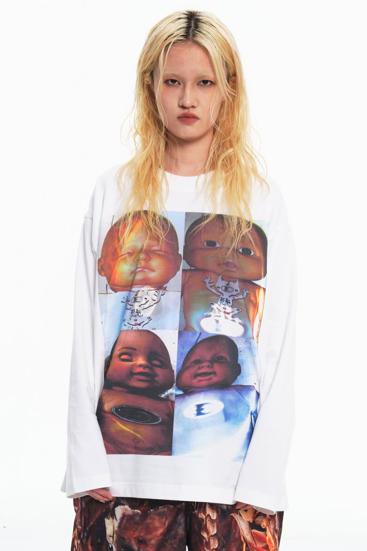 EMBRYO ABCD FOUR CHILDREN white graphic sweatshirt — additional product detail view