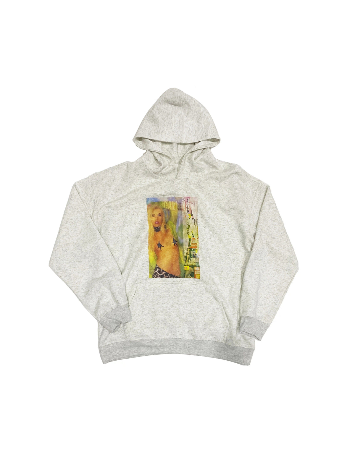 EMBRYO STAR GIRL graphic hoodie — construction detail