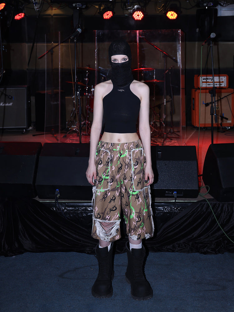 PINKSPINK ELECTRIC MOON mesh balaclava — cleaned hero collage showing the complete design