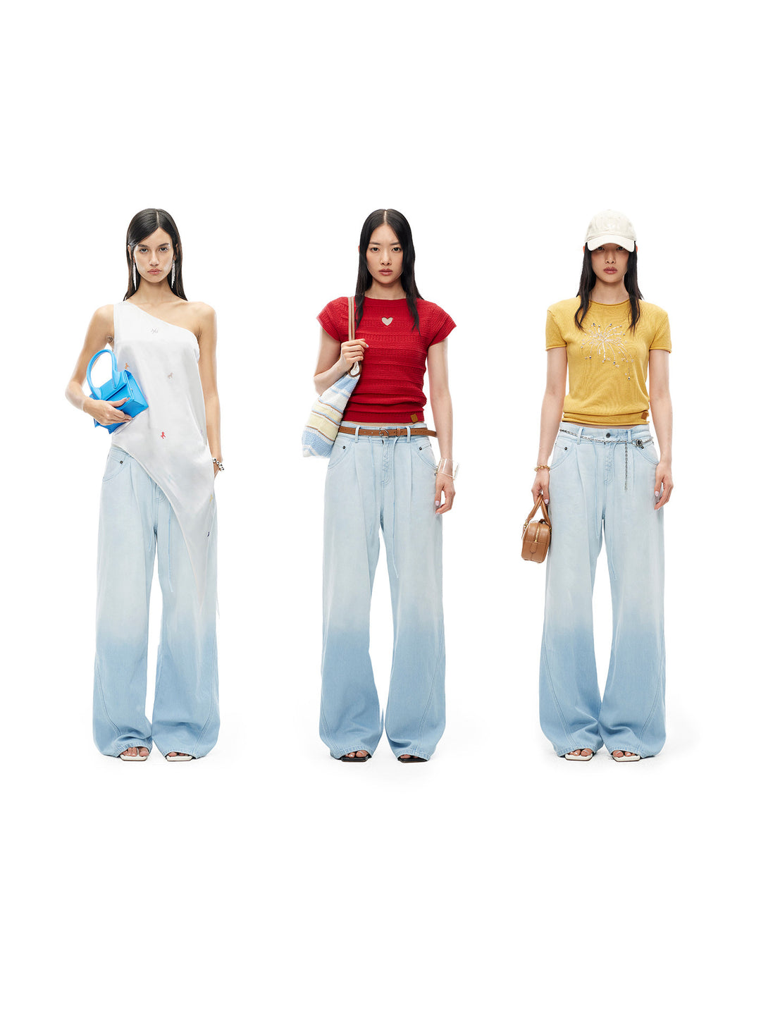 NAWS SUMMER VACATION hemp-blend wide-leg jeans — alternate gallery view showing the design details