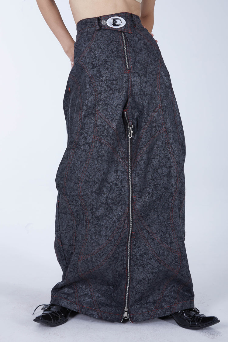 EMBRYO STRUCTURE convertible bustier & wide-leg pants — additional product detail view
