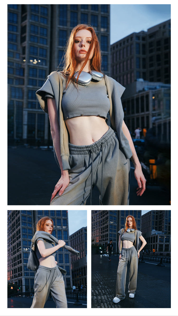 NAWS ROYAL BLUE MUD-DYE DISASSEMBLY TEE