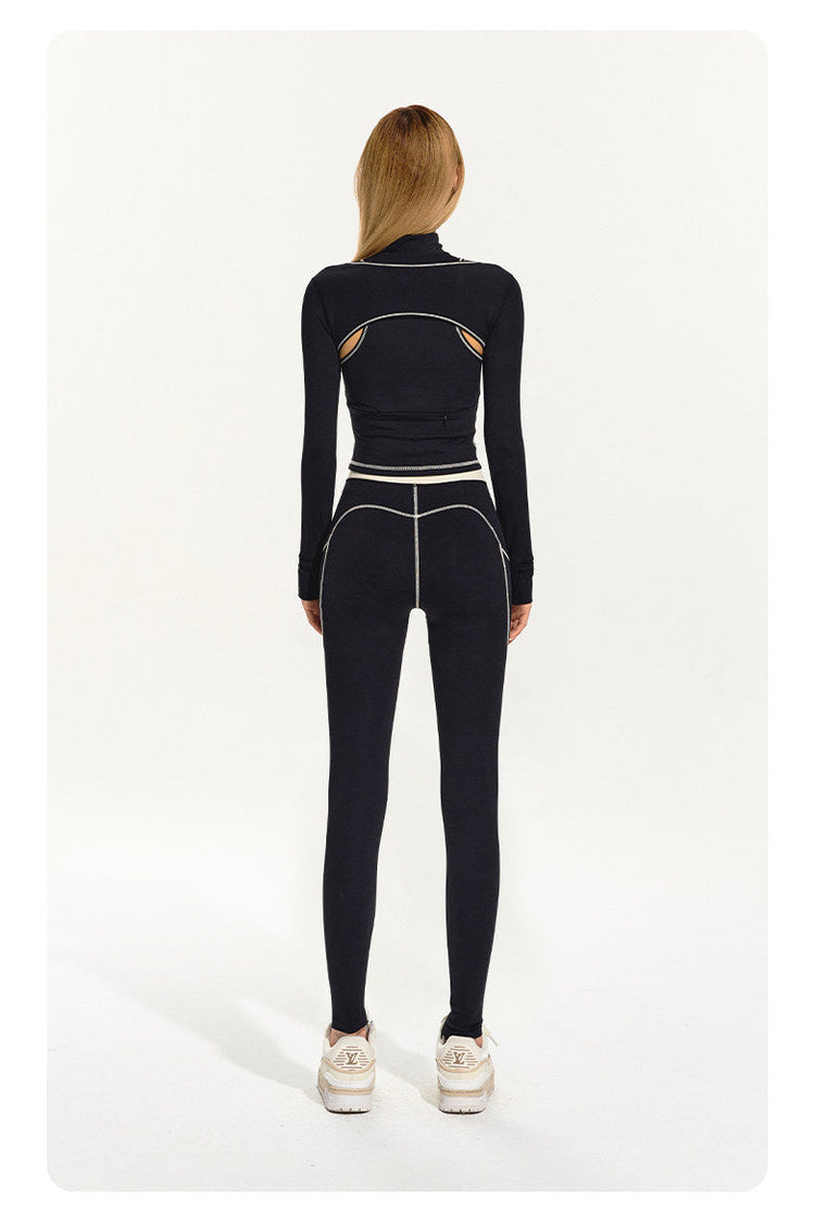 NAWS CLOUD quick-dry zip athletic top — alternate angle showing the shape and finish